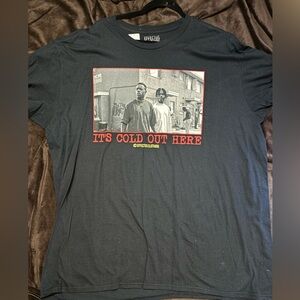 Effectus Clothing Men's Black Graphic Tee with Red Accent 3XL